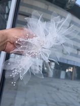 Mego Original Fairy Gauze Handmade Flower Crystal Bridal Headwear and Makeup Style Photos and Travel Photography Locations