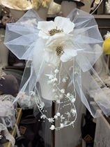 Meiko original fairy handmade lily of the valley bow bridal headwear and makeup styling sample photo shooting location