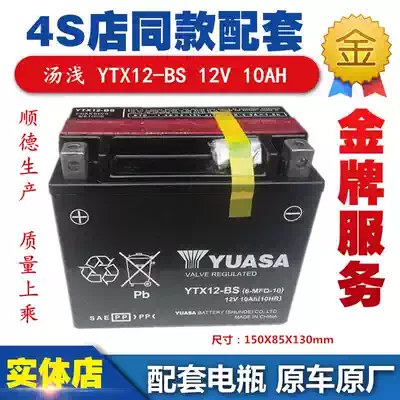 Tangshang Meng Lion locomotive battery YTX12 spring breeze 650NK400 Honda 250 rowing 300 battery 12V