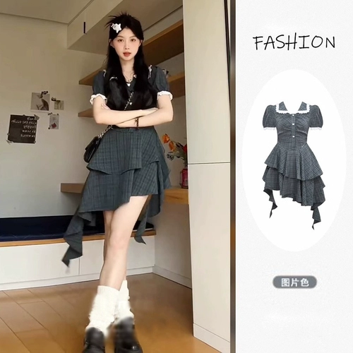 Летнее платье, корсет, мини-юбка, французский стиль, 2025 года