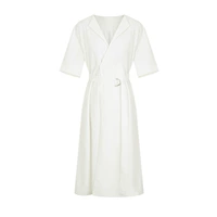 Белое милое платье, корсет, изысканный стиль, для формы тела «груша», французский стиль, V-образный вырез