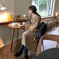 WXLSTUDIO BAO WELN Long sleeves dress for women 2021 autumn Winter New fit big clothes round bottom long skirts