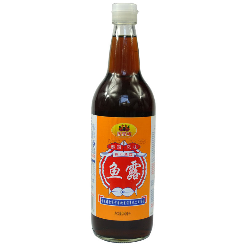 【天猫超市】凤球唛原汁鱼露750ml 鱼酱油泰国风味提鲜去腥调味汁
