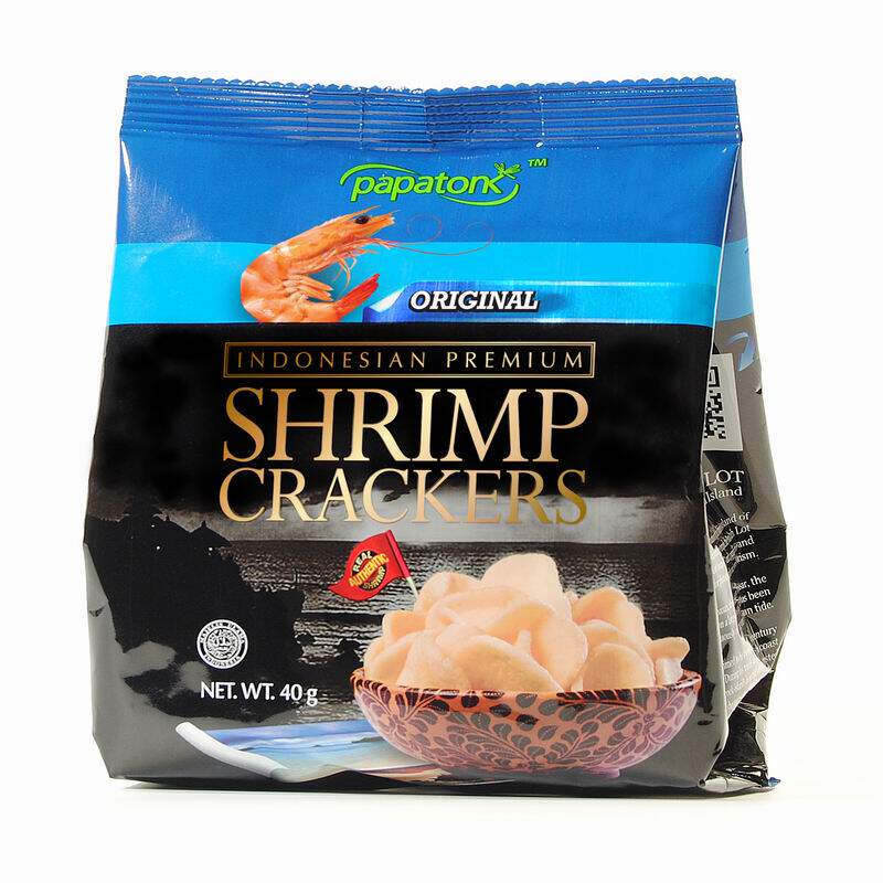 【天猫超市】印尼进口 休闲零食 啪啪通虾片原味40g/袋 鲜虾味
