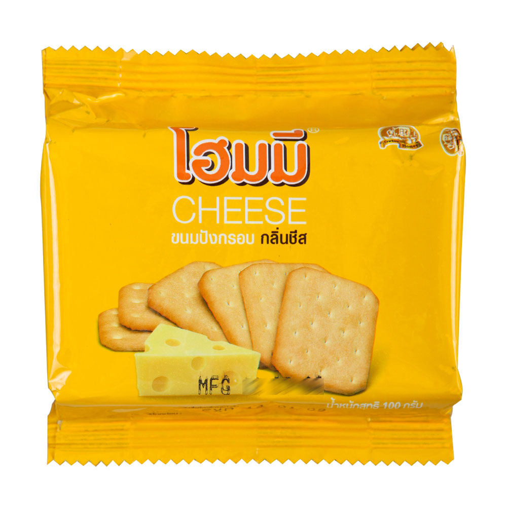 【天猫超市】泰国进口饼干 贝斯娜随身包奶酪味饼干100g/袋