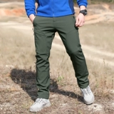 Дорожные утепленные ветрозащитные водонепроницаемые бархатные удерживающие тепло альпинистские демисезонные штаны подходит для пеших прогулок