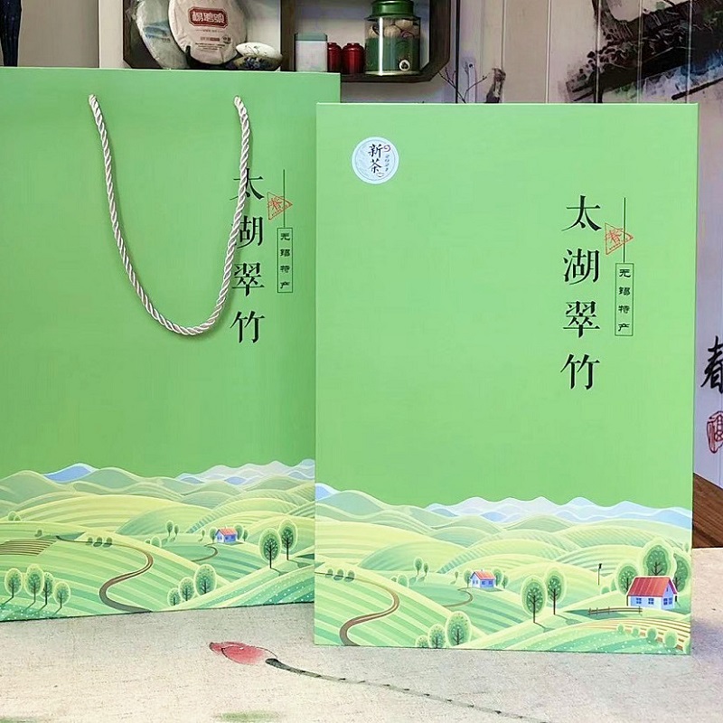 Wuxi Cuizhu Taihu Lake Cuizhu Doushan specialty tea 2021 new tea Mingchen Super bird tongue green tea gift box