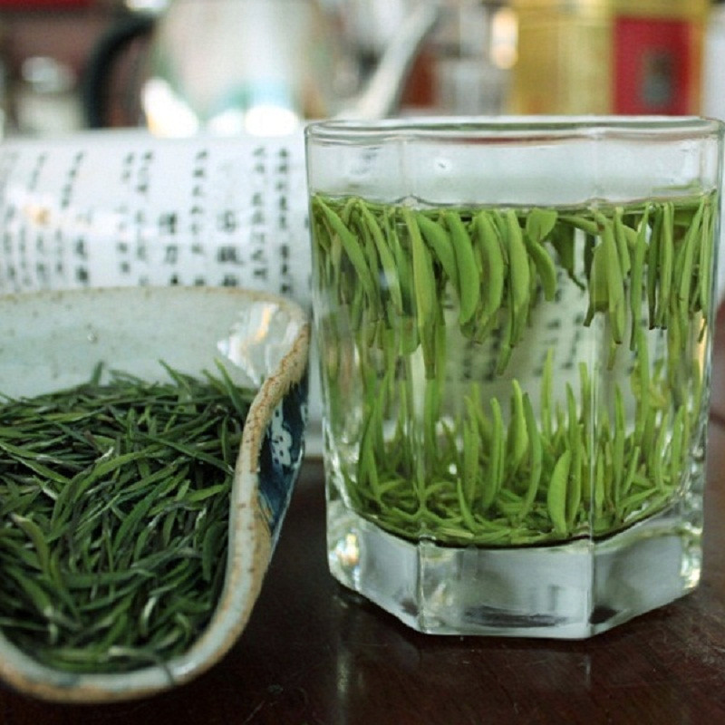 2022 new teatetic tequila tea leaf tea Liyang Cuibai Tea Tea 100g Gold Mountain Tribuds Sprout Single Bud Thousands Island Silver Needle Green Tea