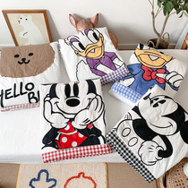 Childrens cotton Wormwood repellent summer cool quilt air conditioning by thin summer cartoon quilt double cotton quilt core washable