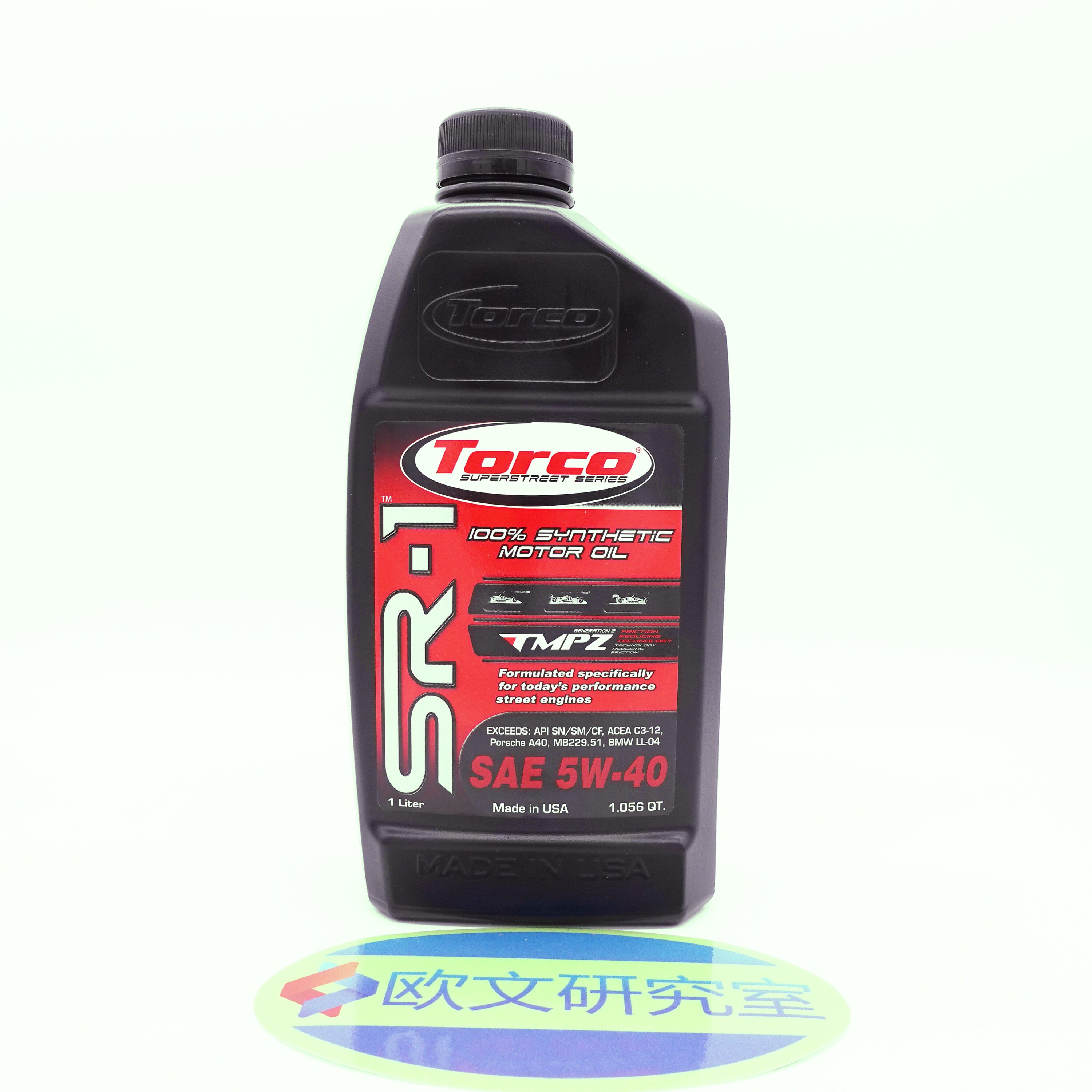 5W40 U.S. imported Toku TORCO fully synthetic engine oil SR1 with MPZ 1 liter b32509