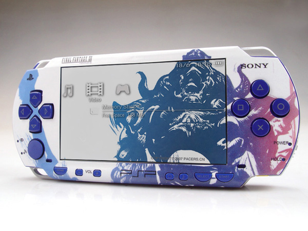 PSP bảo vệ PSP1000 thân máy bay dán Final Fantasy PSP cơ thể đầy màu sắc dán hai mảnh - PSP kết hợp 	máy game psp 3000	