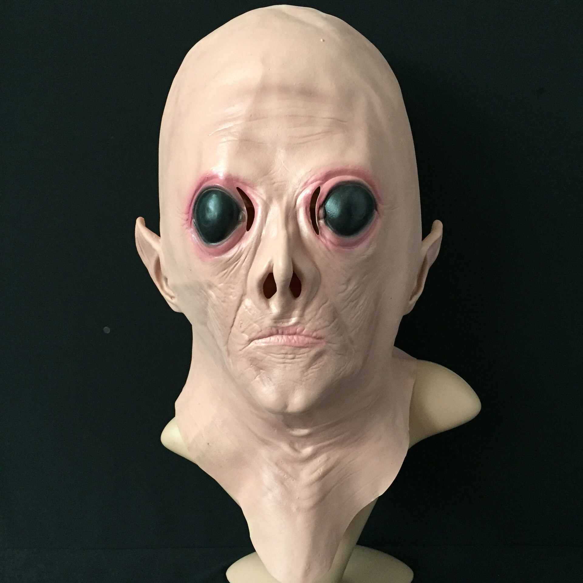 Alien Mask Creative Kitchen Window Display Big Eye Headgear Halloween Photography Props Mutant DNA UFO