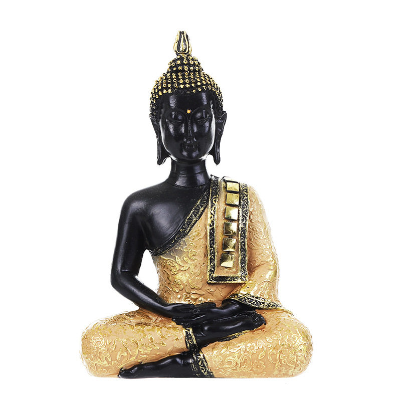 Thai Buddhist statues resin handicraft Southeast Asian style high-end home swing decorated Taiver for export foreign trade