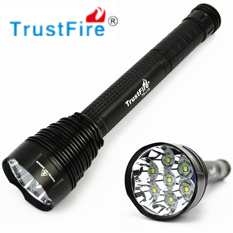 Trustfire J18 Screen Lcd Display 7-Light L2 Ultra-Bright Strong Light Rechargeable 26650 Waterproof Flashlight