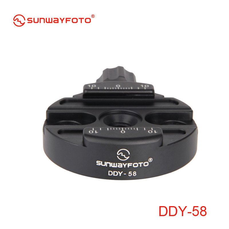 SUNWAYFOTO Shengwei DDY-58 Tripod Gimbal Quick Release Plate Base Accessories Universal Disc Clamp