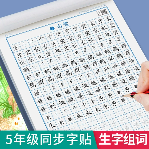 Тетрадь для школьников, каллиграфия, детская ручка, кисть, практика, тренируйтесь каждый день