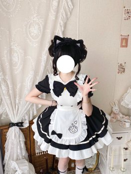 Cat lolita student cat cat claw maid cute