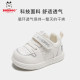 Babu Dou children's shoes spring and autumn baby white shoes baby toddler shoes soft sole shoes female baby shoes boys sneakers