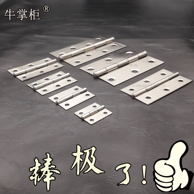 Stainless steel small hinge 1 inch 1 5 inch 2 inch 2 5 inch 3 inch 3 inch 5 4 inch cabinet door cabinet flat open hinge hinge