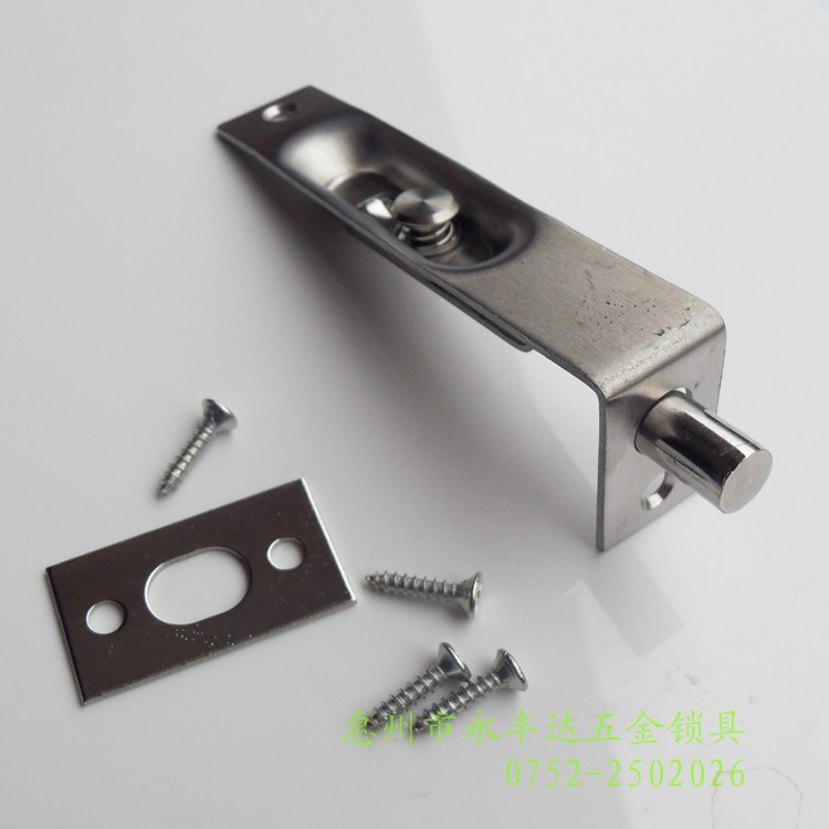 Modern European-style stainless steel concealed bolt wire drawing rigid dust cylinder double door opening heaven and heaven bolt stainless steel wood door invisible-Taobao