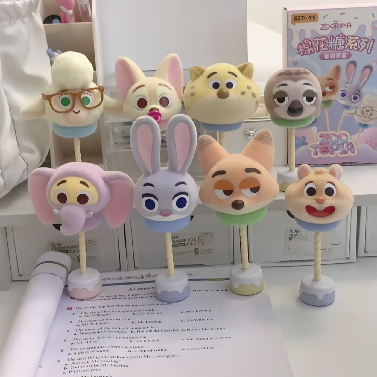 正版52toys疯狂动物城棉花糖系列盲盒植绒手办女生公仔可爱摆件_潮玩盲盒_淘宝游戏网
