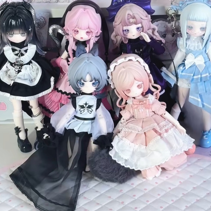 Authentic Lulu Ling Story Second Generation Blind Box All Things Awaken Series Bjd 1/8 Movable Doll Girl Gift Toy