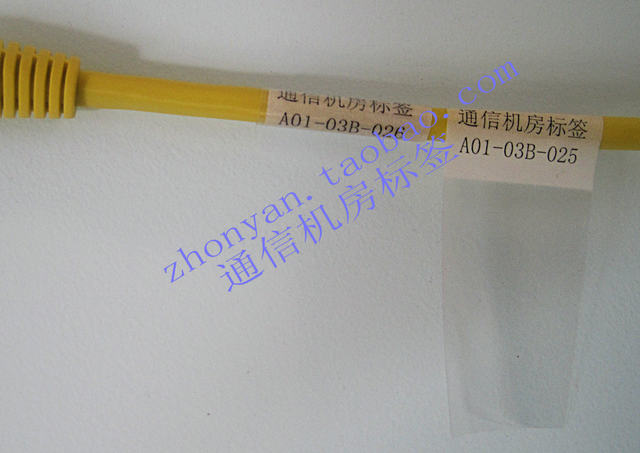Network cable label paper color hand-writeable communication winding transparent cable label network wire wiring label sticker
