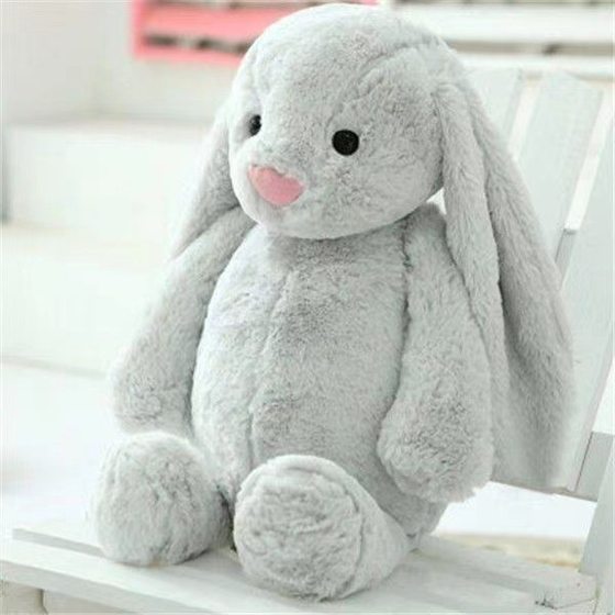 
Cute rabbit doll children's plush toy pillow toys to send birthday gifts