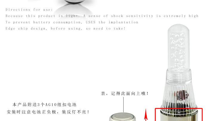 Eclairage pour vélo FJQXZ - feux de Valve - Ref 2398038 Image 8