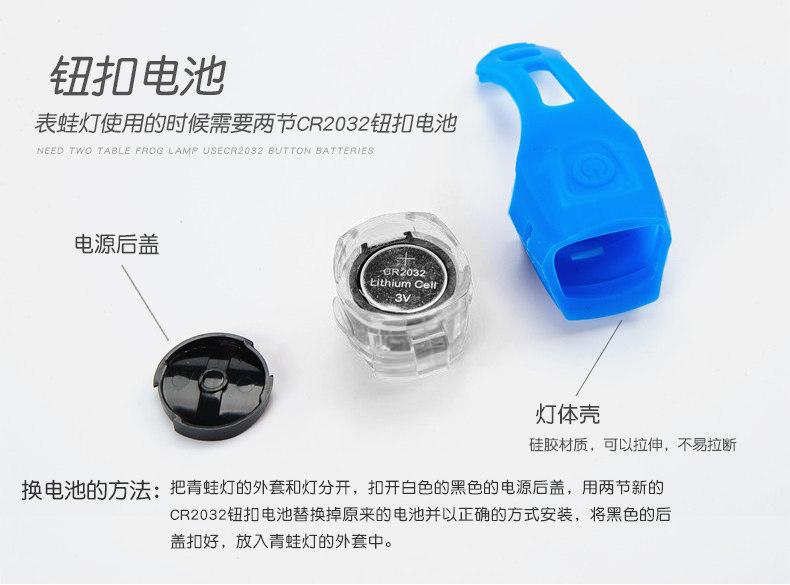 Eclairage pour vélo FJQXZ - Frog Lumières - Ref 2401102 Image 12