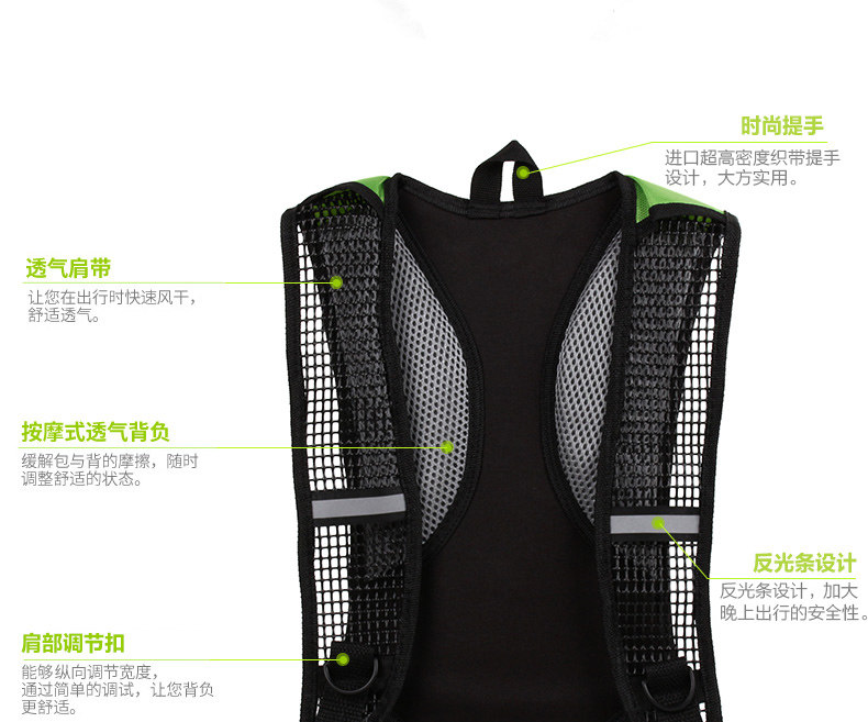 Sacoche pour vélo mixte FJQXZ - Ref 2211792 Image 14