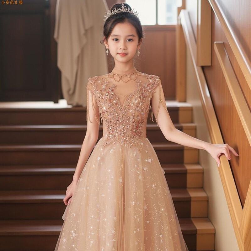 Evening Dress for Girls, Birthday Party, Elegant, Light Luxury, Niche Style, French Style, Hostess Princess Dress, Girl's Coming-Of-Age Ceremony Evening Dress for Girls, Birthday Party, Elegant, Light Luxury, Niche Style, French Style, Hostess Princess Dress, Girl's Coming-Of-Age Ceremony
