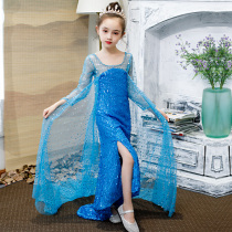 Childrens Clothing Girl Elisa Princess Dresses Princess Dresses Ice And Snow Cilic spring and autumn Childrens dress for childrens dress and summer clothes for children