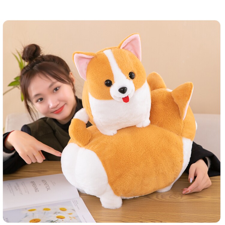 柯基犬毛绒玩具公仔柴犬布娃娃狗狗女孩陪玩布娃娃生日礼物布偶详情10