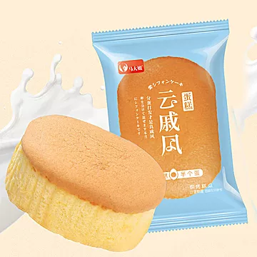 马大姐云戚风牛乳蛋糕零食470g