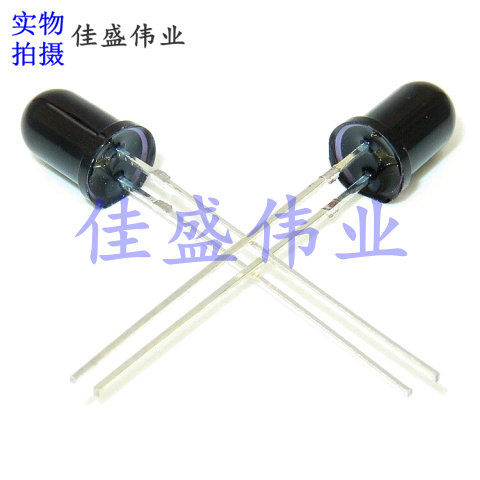 F5 INFRARED receiver tube (long foot) 5MM black photosensitive diode LED sensor 1000=95 yuan