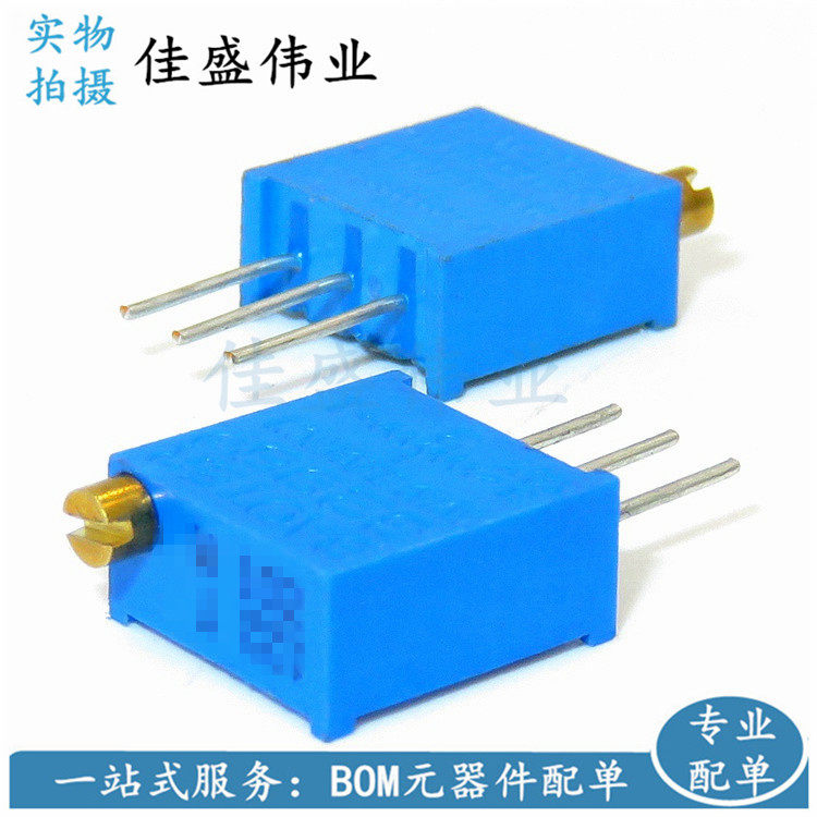 3296W-101 Top tone 100R Precision adjustable 3296 potentiometers Multi-circle adjustable resistance