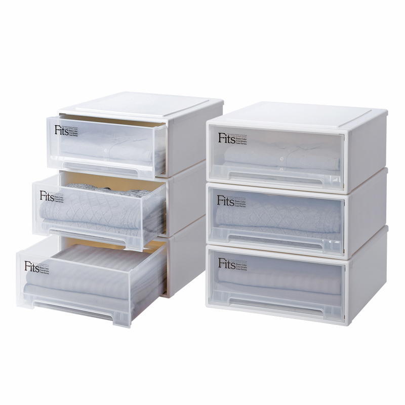Japan Tianma Co Ltd Drawer Type Storage Box Plastic Large