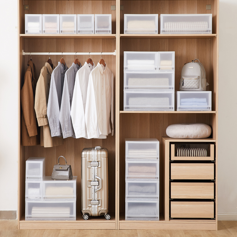 Shinwa Shinwa Japan Imported Drawer Storage Box Plastic Storage