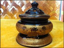 Clear cabin 4 5-inch ceramic Foware ceramic smoked incense stove Xuan stove Oven Pan Incense Stove Sandalwood Stove Incense Stove Incense