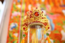 Handmade photo cap Paper cap Handmade fine Buddha Buddha Hall supplies