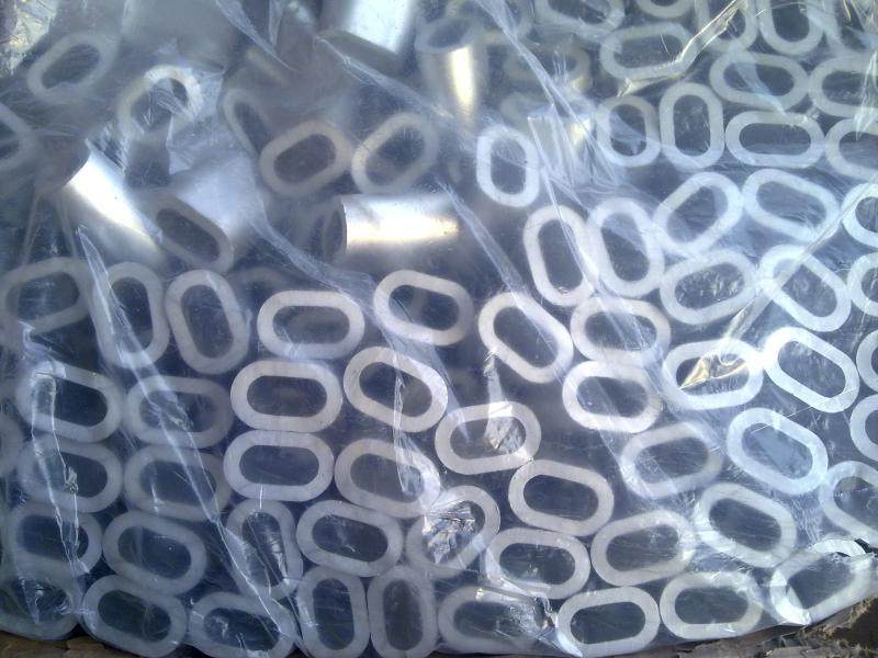 Steel wire rope aluminum alloy press sleeve Oval Pressed Aluminum sleeve Design National Label 4 8 10 12 16 16 26 26
