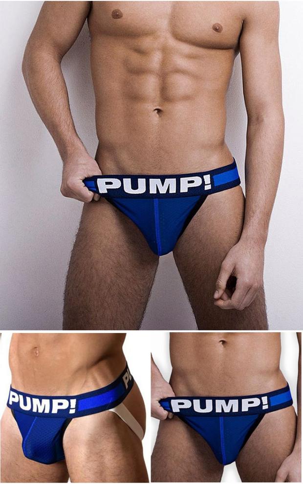 PUMP đồ lót tam giác nam gợi cảm đôi thong U túi lồi T quần đồng chí nhỏ bằng cách hỗ trợ bìu trong suốt quần sịp