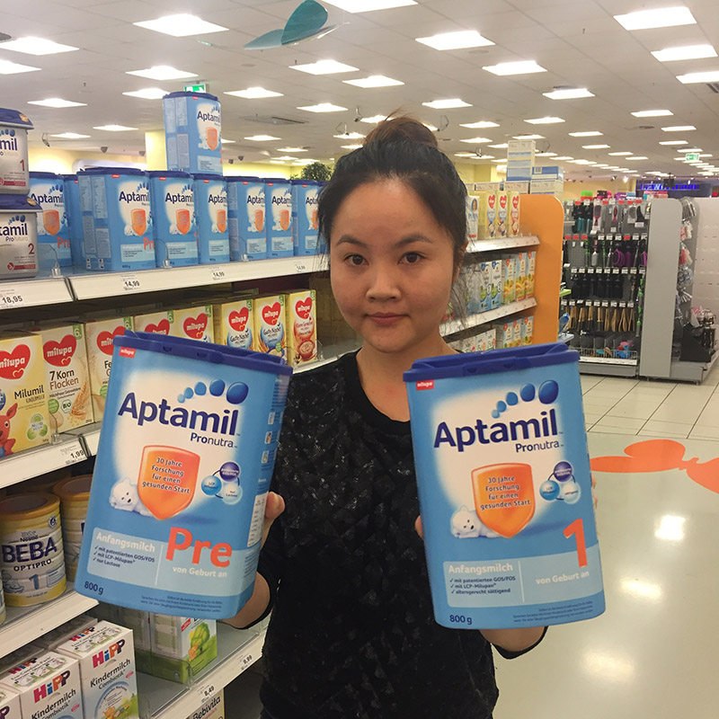 Mark film German Aitami early PRE1 segment 2 Segment 3 segment Aptamil blue cans baby formula