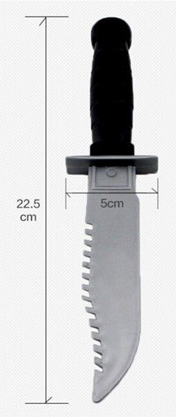 Halloween Weapon Stage Performing Prop knife CoS Party props simulation tool plastic dagger plastic knife