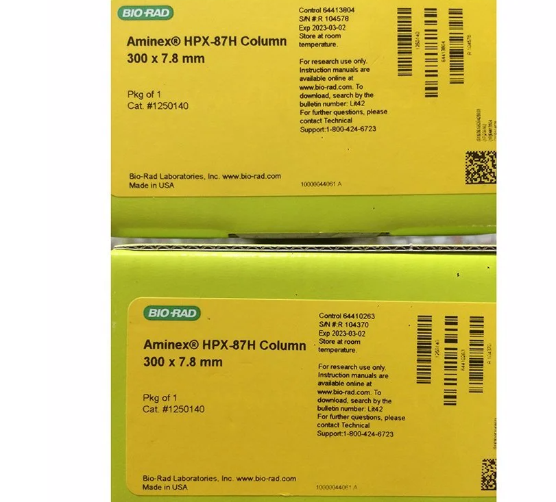 Bio-Rad伯乐Aminex HPX&ndash;87H色谱柱1250140现货