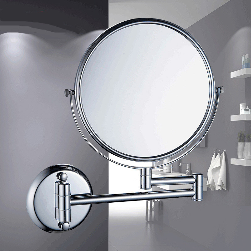 Simple beauty mirror mirror dresser mirror decorated decorated LED tablelight toilet hotel round