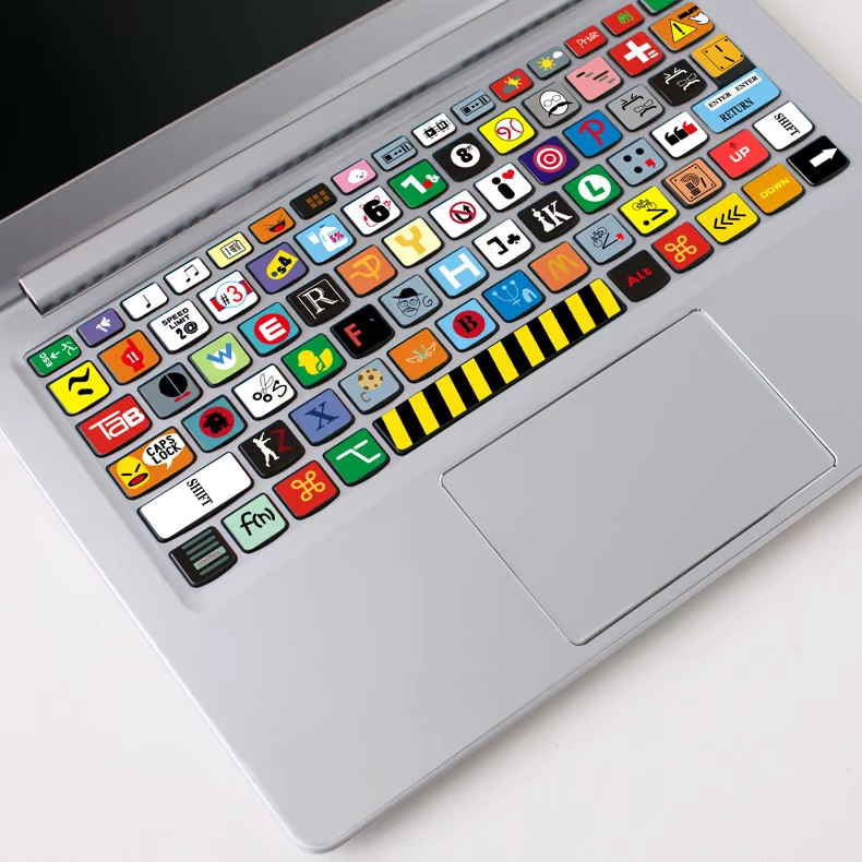 Bàn phím máy tính xách tay Apple Mac macbookair nút dán giấy pro 13 inch dán chìa khóa sáng tạo 13,3 inch 15 inch 11 inch phim cá tính 12 inch - Phụ kiện máy tính xách tay