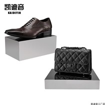 Simple stainless steel stool shoe holder display rack swing shoe bracket bag rack shopping mall styling bag display rack