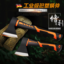 German ax firewood ax household ax knife outdoor mountain ax cutting trees logging large tomahawk firewood artifact